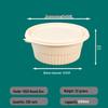 Eco-friendly Corn Starch Lunch and Soup Containers with Lids