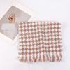 Plaid Y2K Checkered Scarf Korean Style Winter Cashmere Shawl Knitted Houndstooth Scarf  Women/Men