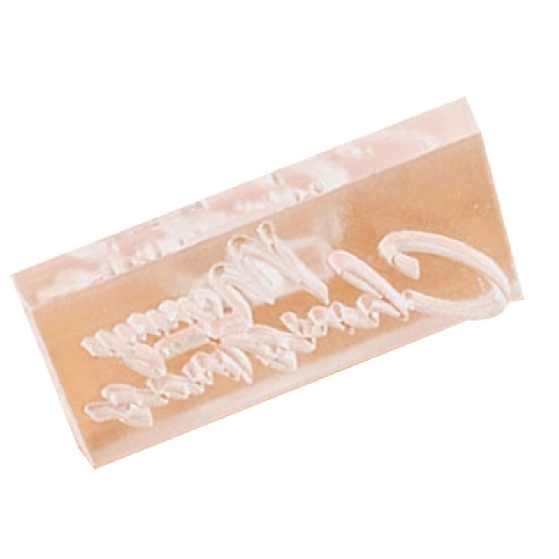 Christmas Cookie Molds English Blessing Pattern Fondant Moulds Acrylic Texture Dropshipping