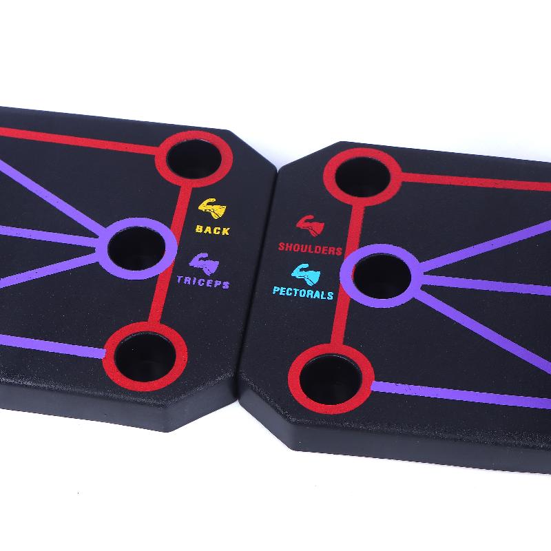 1 Set Multifunctional Thicken Push Up Board Fitness Muscle Home Gym Push Up 20 Holes Push Up Stand
