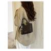 Xeie Thuk Handbag Women PU Leather Woven Texture Crossbody Daily Commute