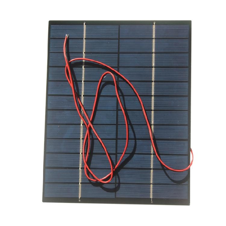 Solar Panel with Wire 6V/12V 5.2W/5W Dripping Glues Plate Solar Panel Polycrystalline Silicon Board Solar Systems Module