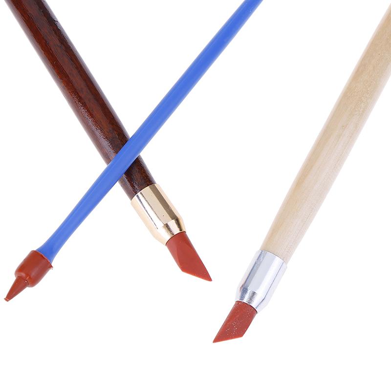 3Pcs Silicon Rubber Shaper Pen Double-Head Pottery Clay Sculpture Shaping Tools