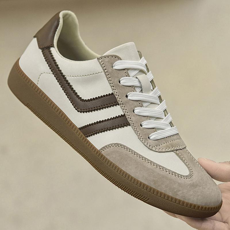 Fashion Outdoor Male Tenis Masculino Men Genuine Leather Casual Shoes New Trend Skateboard Footwear Leisure Walk Sneakers Walking Shoes