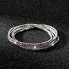 Diamond Elastic Bracelet 2mm Single Row Color Rhinestone Bracelet Women's Bracelet Women's Grab Chain Full Diamond Jewelry