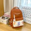 New girl cute backpack junior high school student small backpack college student backpack large capacity schoolbag