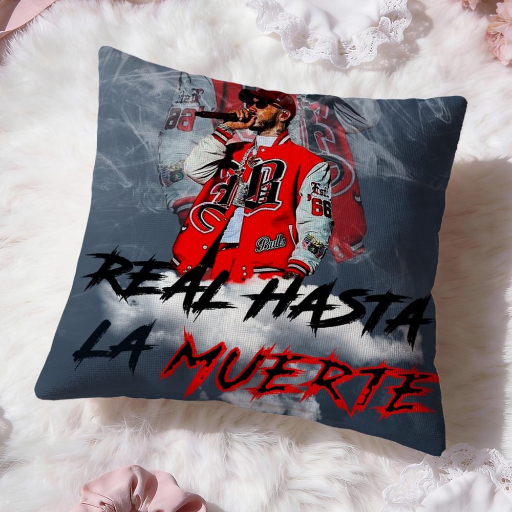 Music RReal Hasta La MuerteS Cushion Cover Premium Comfort Reversible Pillow Cove -Two In One Design for Any Room & Car Interior