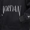 Jordan Alphabet Print Loose Long Sleeve Hoodie Women Tops Black FN5435-010