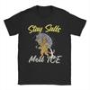Stay Salts Melt ICE Funny Cat Umbrella Pure Cotton T Shirt For Mens Summer Classic TShirts ONeck Tees Oversize Hot Sale Tops