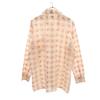 JEEVES 70s Vintage Check Pattern Long Sleeve Shirt 42 Ivory Men's Used