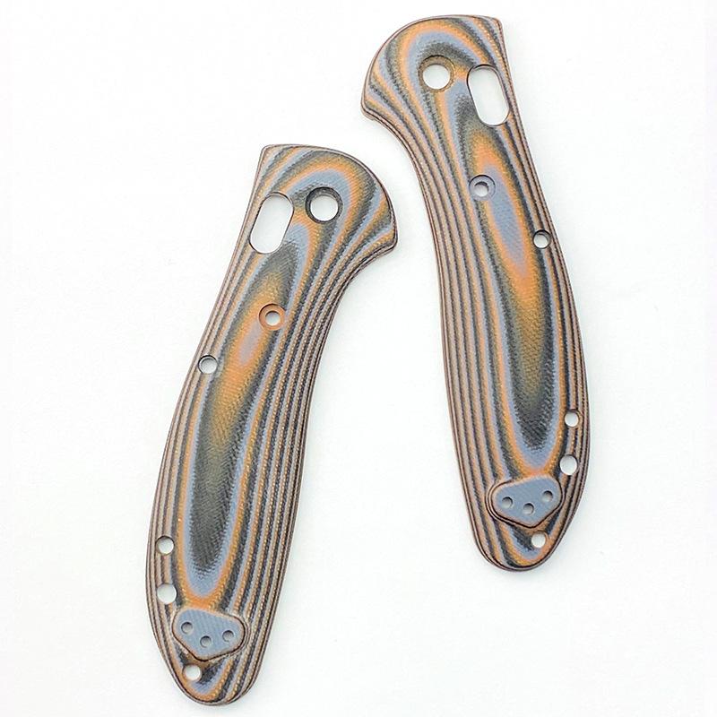 DIY Nakładki na rękojeść Materiał kompozytowy G10 Ręcznie robione Części narzędziowe Domowe Ręczne Nóż motylkowy BM 550 / 551 Rękojeść ze śrubami wału wsporczego Akcesoria