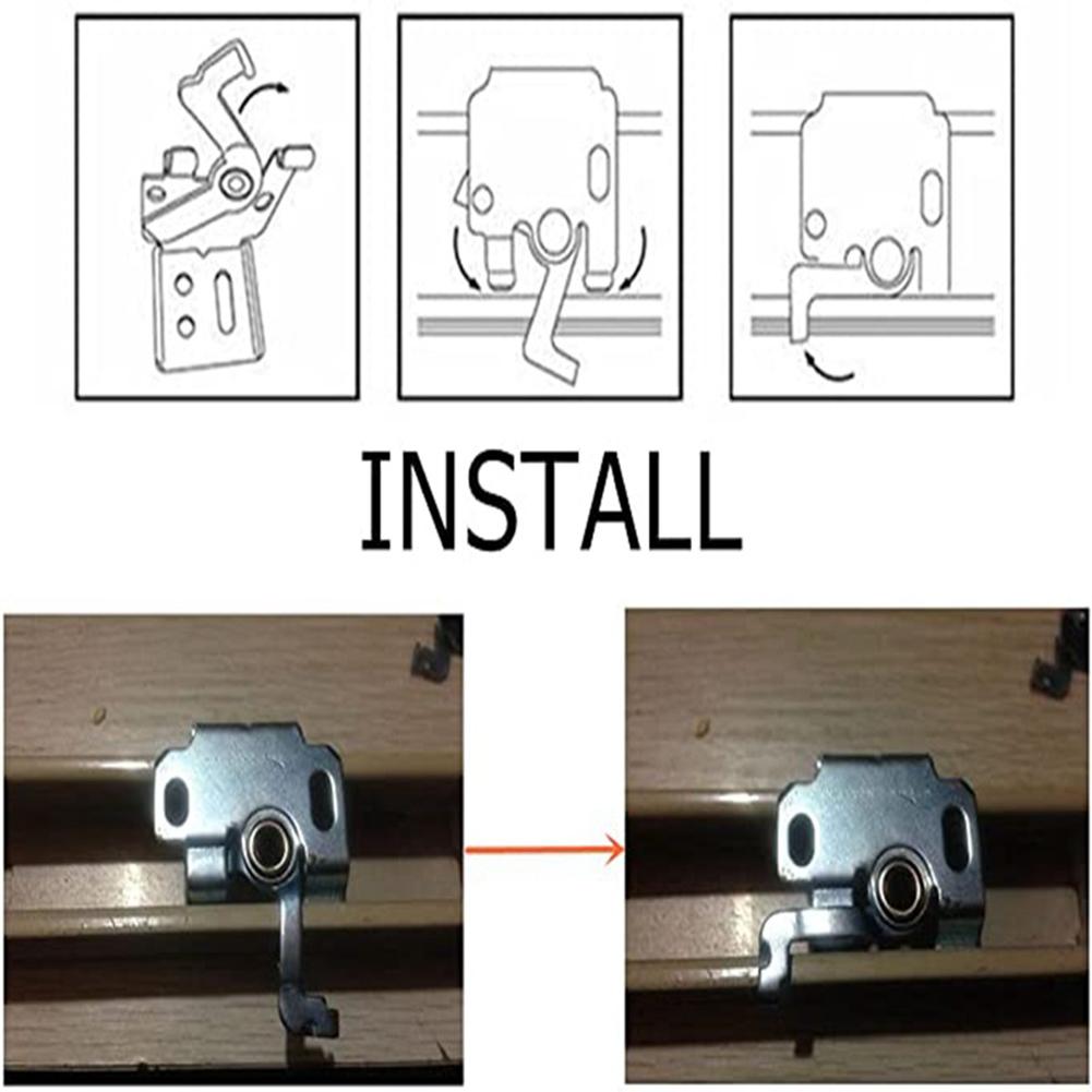 Curtain Track Accessories Fixed Accessories Bracket For Blinds 2 Set Accessories Ceiling Wall Installation Window Hardware