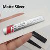 Alloy Car Body Fender Side Emblem Sticker Tail Trunk Badge for v1 RS Edition RS3 RS4 RS5 RS7 A3 A4  A6 Q3 Q5 Q7 TT S7 S6 S8