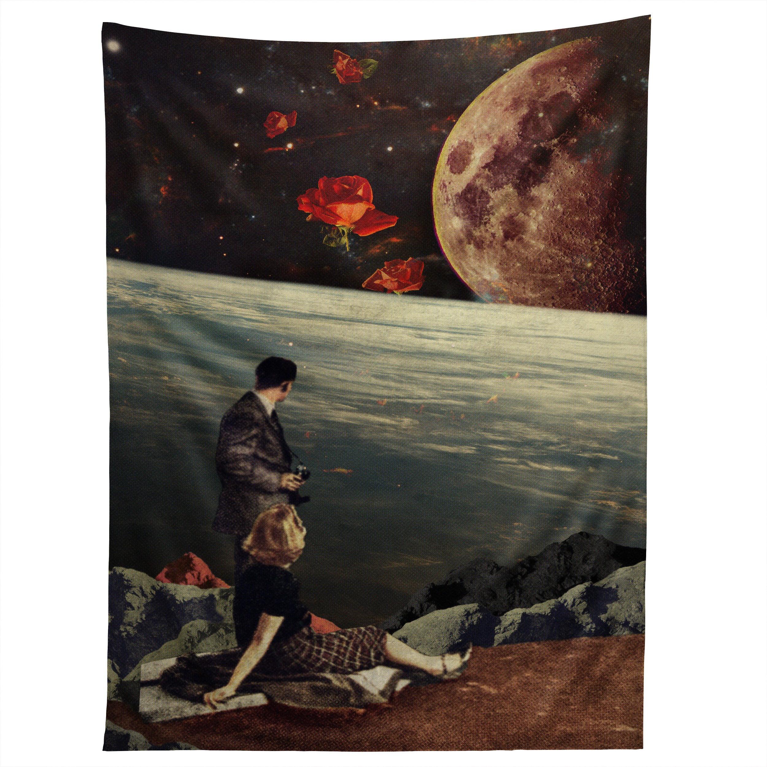 THE ROSES CAME tapestry 75x100