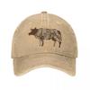 Butcher Meat Cuts Diagram Butcher Chef Sous Chef Line Cook Kitchen Cook Cap Hat  Sun Hat Hat Men Women Washed Denim Hat