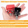 200A All-Copper Lithium Battery Energy Storage Terminal Battery Connector Battery Storage Terminal Inverter Connector