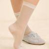 Marun5 Generous Glitter See-Through Pearl Golji Socks