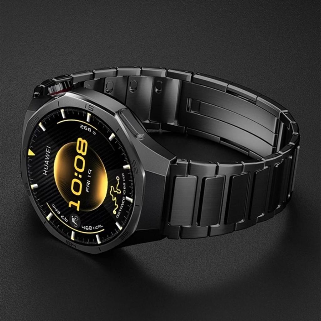 22mm Quick Fit Stainlesst Steel Strap for Huawei GT 6 46mm GT 6 Pro 46mm Titanium Business Men Side Detachable Band for Huawei W