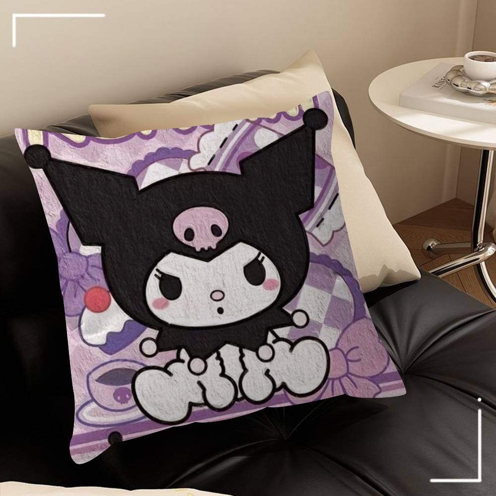 Anime cartoon black cute Stitch Lucky Dragon pillow cover sofa cushion cover home room decoration children gift