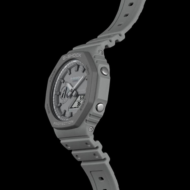 G-SHOCK Earth Tone Retro Dual Display Quartz Watch Men Watches Gray GA-2110ET-8A