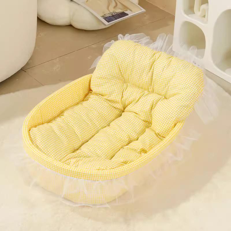 Cat Pet Nest Made Of Cloth Four Seasons Universal Cozy Sleep Spot For Mini And Medium Cats