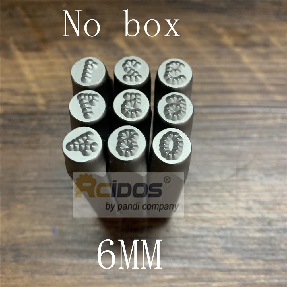 Numbers 6/7/8/10MM Dot lattice Motorbike,RCIDOS