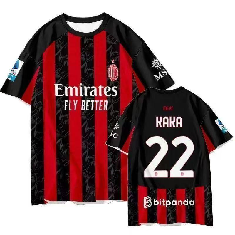 

Домашня футболка AC Milan 2025-26: Версії для вболівальників та гравців з нанесенням 10 Leão та 22 Kaká XXL