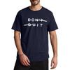 Aiyino Men's Don't Quit Tee – Minimalist Motivational 100% Cotton Top