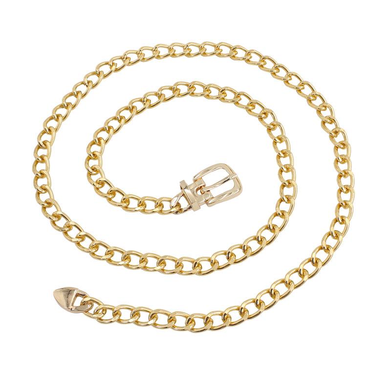 Hollow Metal Belt Men'S And Women'S Hip Hop With Suit Dress Decorative Waist Chain