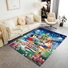 Christmas Football Celebration Customized Name Area Rug Suitable for Balcony Foyer Dormitory Study room Anti-slip Rug Anime Office Decor