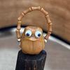 Ghost Funny Ring Adjustable Wood Beaded Rings Creative Sandalwood Ring  Unisex