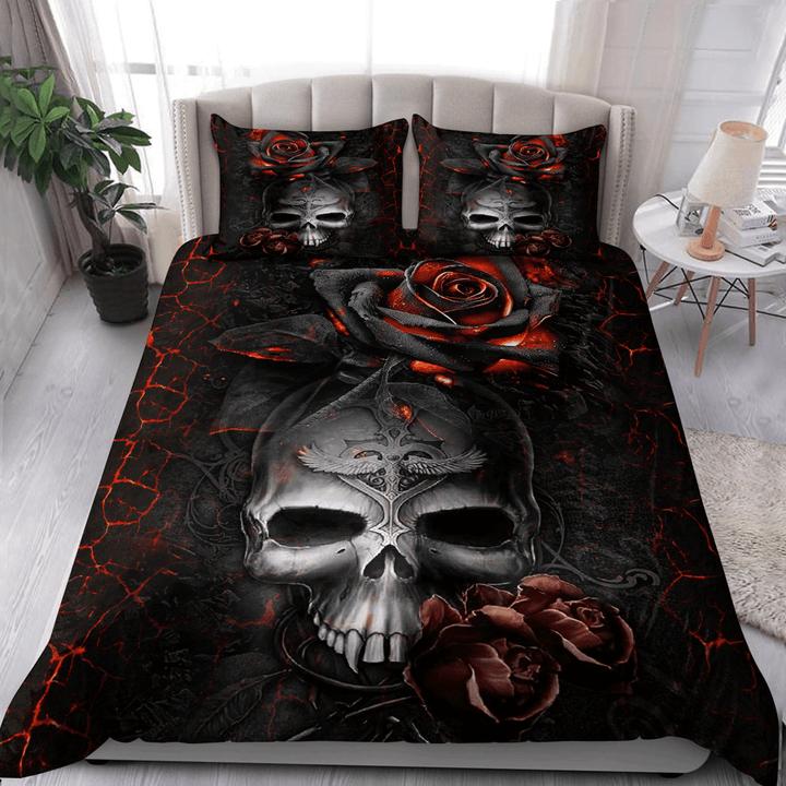 Bedding Set Duvet Cover Skull Home Bedding Suit Gift