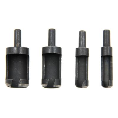 4pc Round Handle Black Cork Drill Bit Round Rod Drilling Bit Tool Cork Cutting Tool DIY Electric Tool Accessories