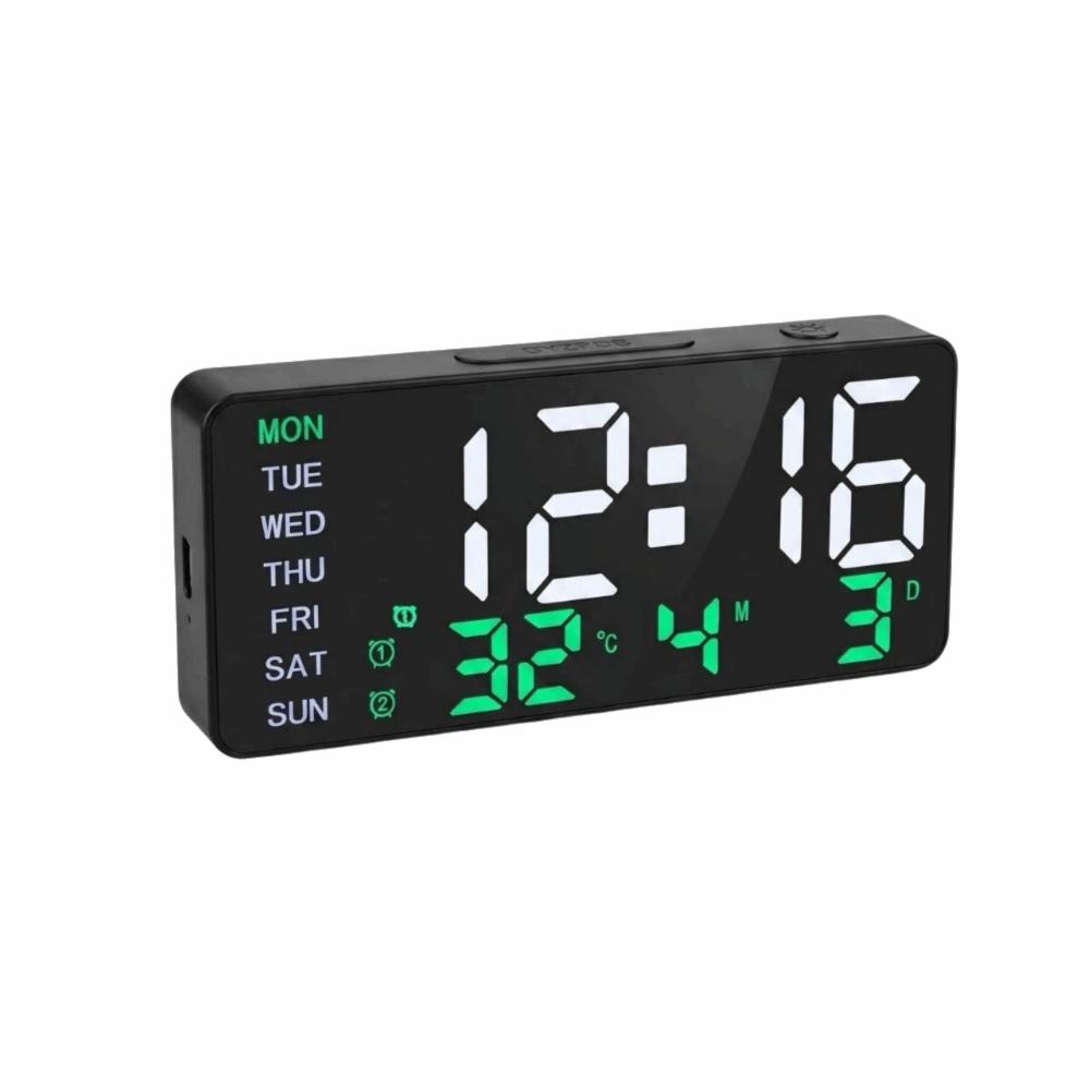 Multifunctional Electronic Clock Dual Alarm Date Week Display Timer LED Digital Clock Living Room LED Digital Clock