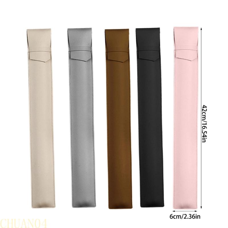 A1A2 Drumstick Dustproof Storage Bag PU Leather Drumstick Storage Bag Protector Case Portable Drumstick Organizer Enduring