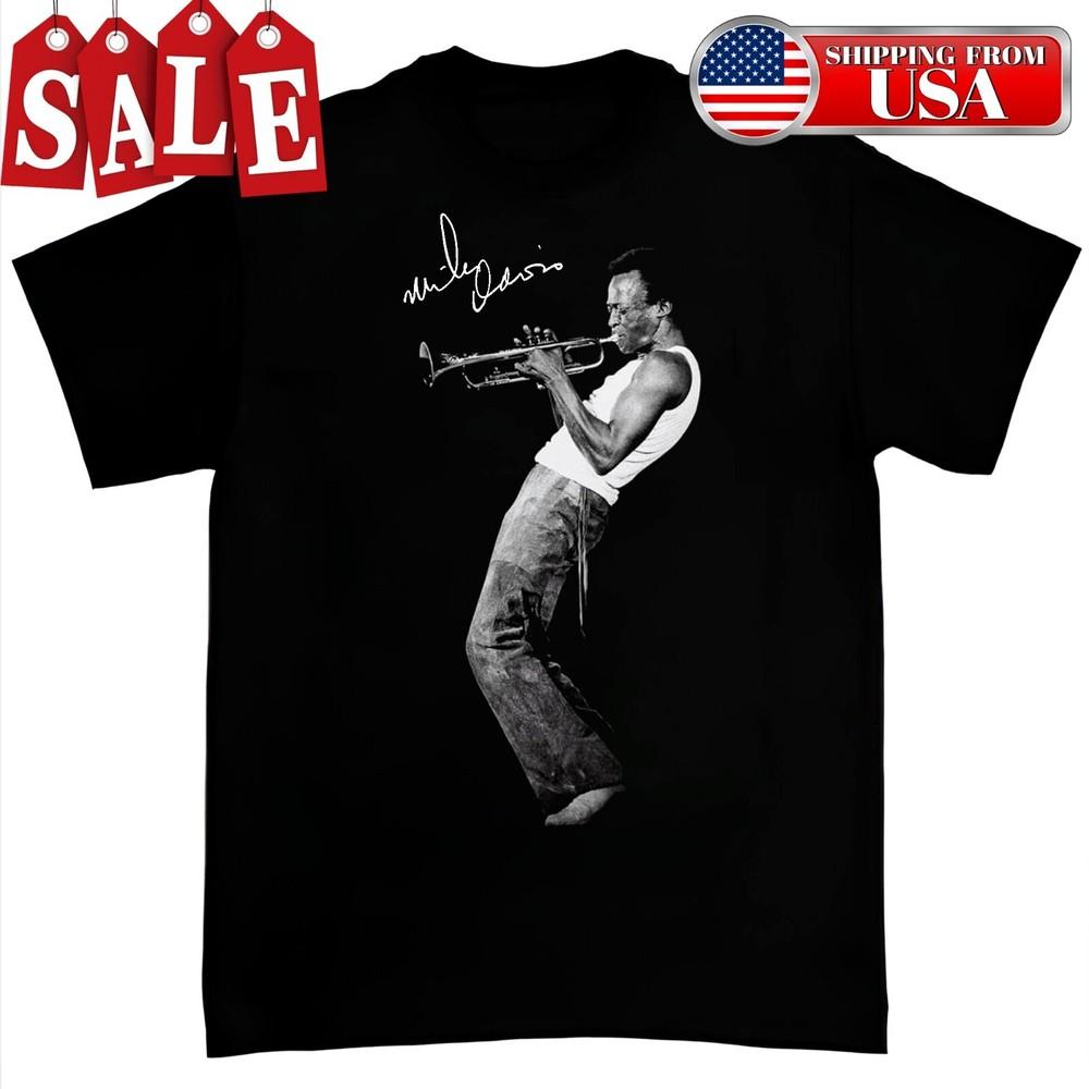 

Hot Miles Davis Cotton Unisex S5XL 6D913 Unisex T-Shirt XXXXL