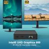 Mini PC, Mini stolní počítač s Windows 11, s procesorem Intel Gemini Lake N4000, 6G LPDDR4 64G EMMC, Podpora dvou monitorů, pro podnikání, domácí kancelář, rodinu