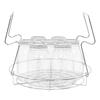 Canning Jar Rack Stainless Steel Canning Jar Lifter Tongs Steamer Rack for Stove Top Heating Regular Wide Mouth Mason Jars