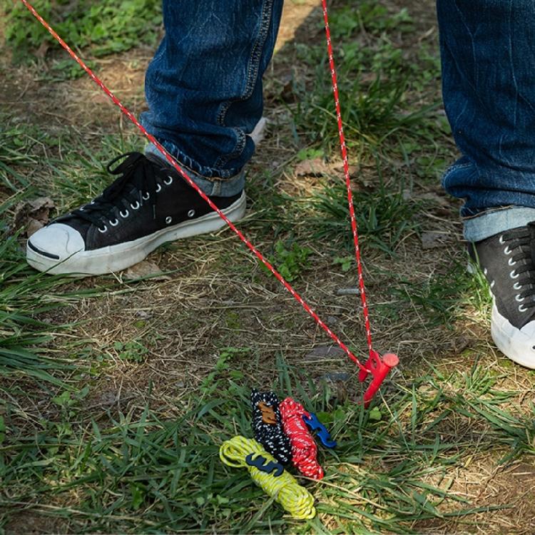 4pack Reflective Outdoor Rope Climbing Security Tent Rope Outdoor Guylines Rope Enhancing Nighttimes Safety