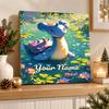Lapras Custom Name Diamond Painting Personalized 5D Full Drill DIY Diamond Art Home Decor