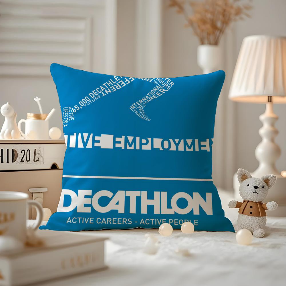 

C-Classic D-DecathlonS Cushion Cover Anti-dustmite Pillowcase Invisible Zipper Silky Short Plush Sofa Cushion Cover 30cmx30cm