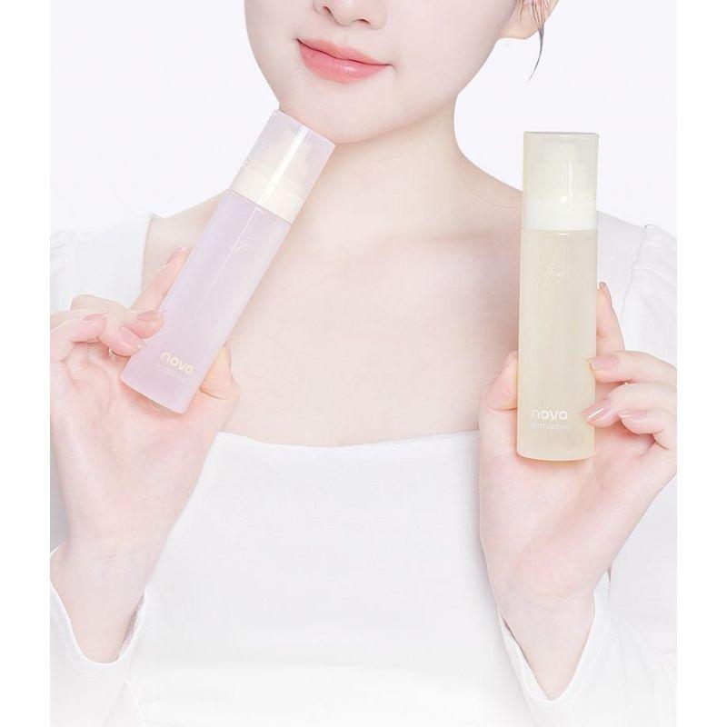 NOVO - Starkes klares Make-up Fixierspray - 2 Arten