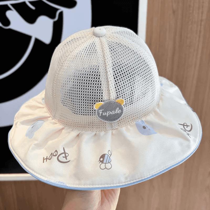 Baby Sun Hat Summer Mesh Large Brim Sun Protection For Toddler Boys Girls