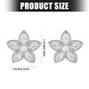 2PCS Premium Earphone Ear Clip For Freeclip 1/2 Earbud Charm Featuring Faceted Zircon Stones In 5Point Star Pattern
