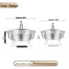304 Stainless Steel Multi-Purpose Kitchen Colander for Washing and Draining Vegetables, Fruits, and Rice
