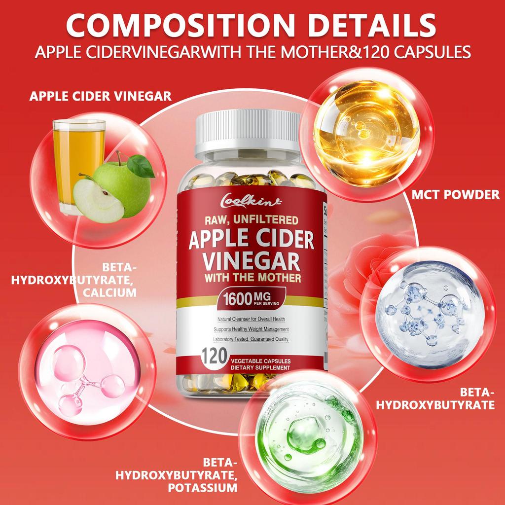 Apple Cider Vinegar Supports Water Balance, Alleviates Indigestion