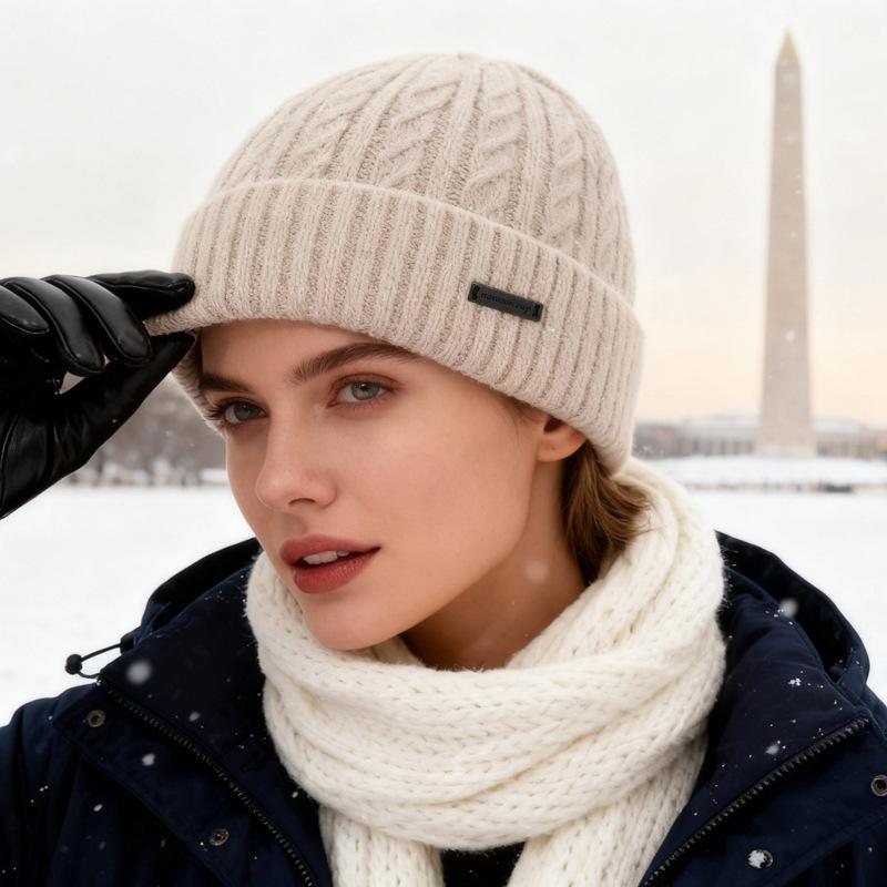 Autumn Winter Windproof Warm Hat Knitted Hat Knitted Hat Outdoor Sports Hat