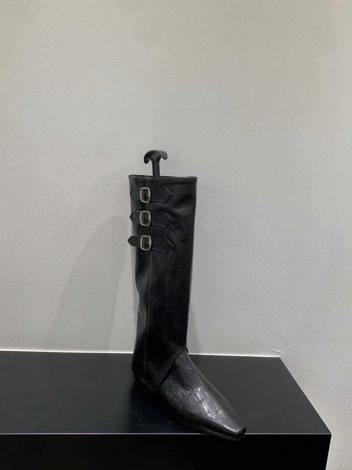 Inner Height Increasing Pointed Western Cowboy Boots Women s Shoes Single Boots Brown Medium Boots 35