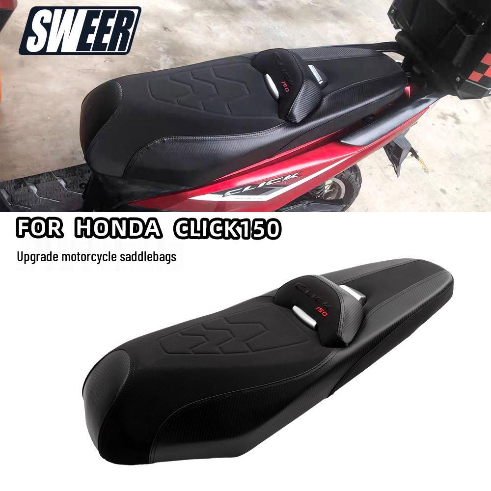 Gruppo Sella Honda Click 150/125 con Schienalino Morbido e Cuscino