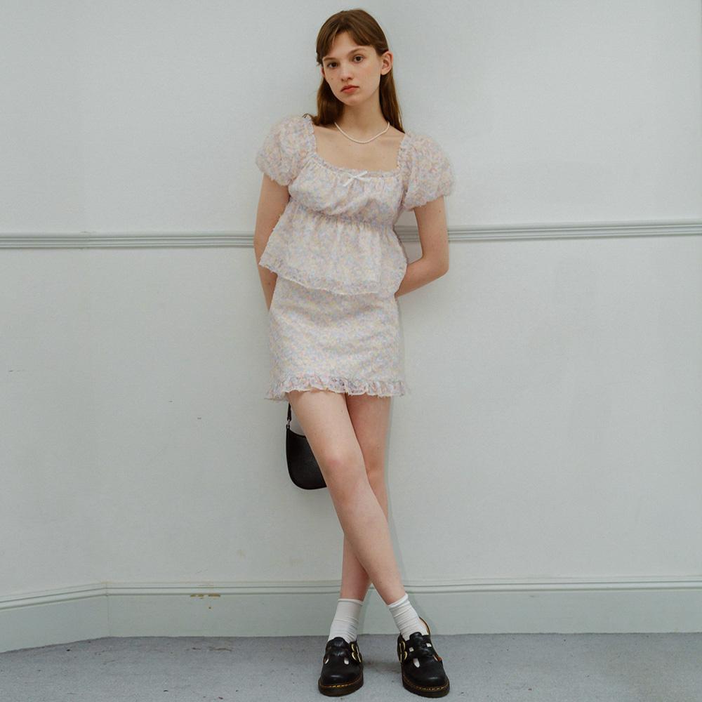 Deondeulob Dd_Candy Pop Ruffled Skirt